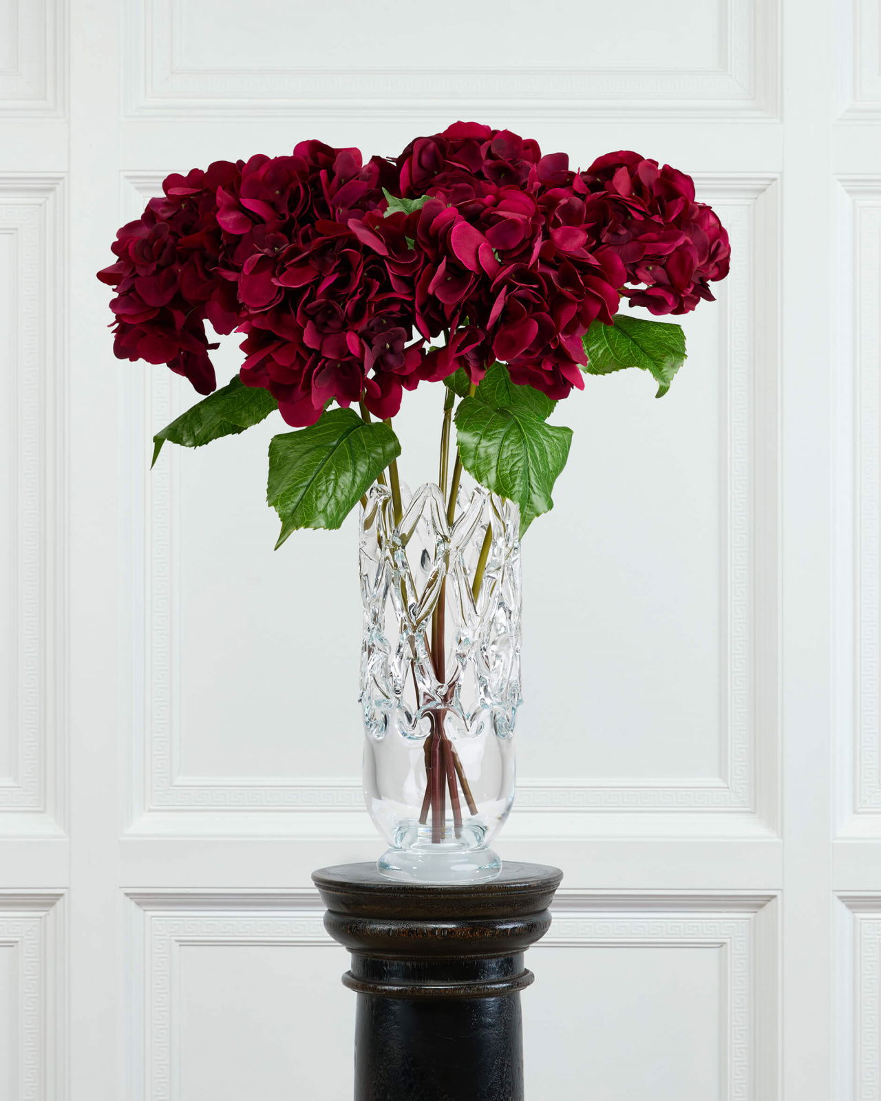 Hortensia-leikkokukka burgundy