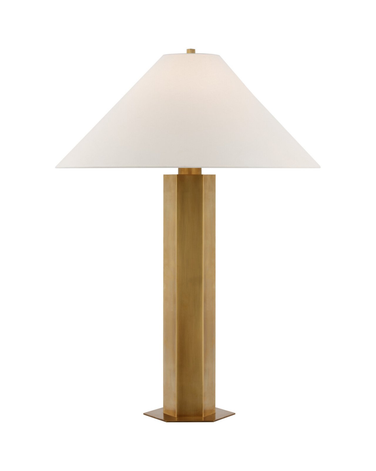 Olivier Table Lamp Antique Brass Medium