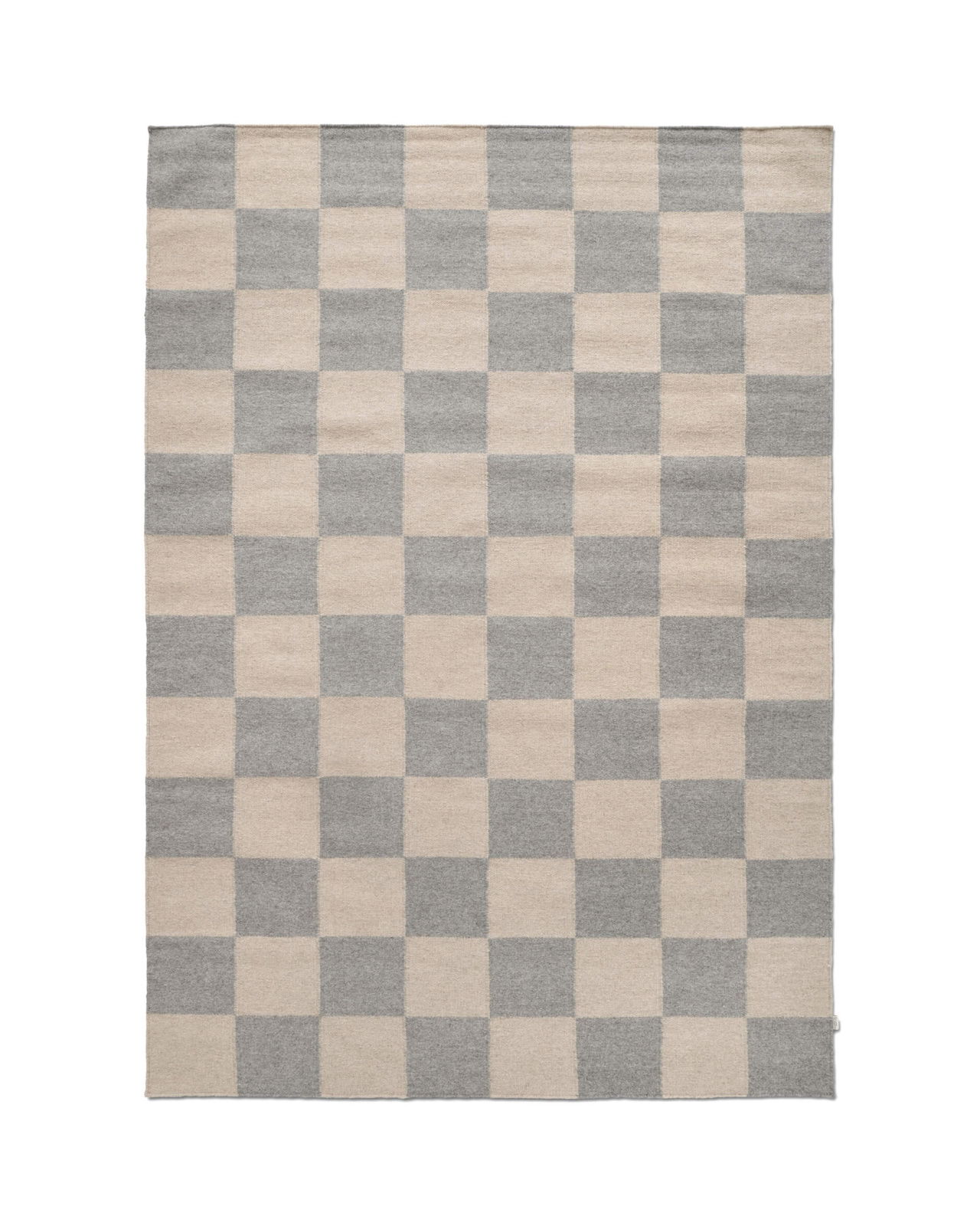 Square tæppe grå/natur
