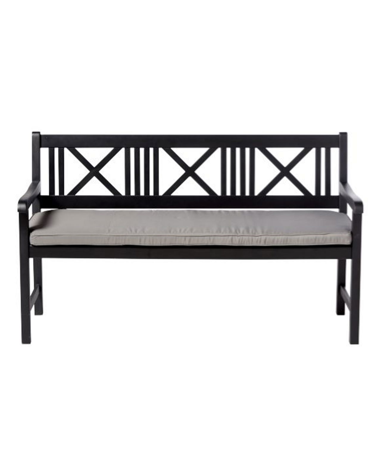 Rosenborg bench cushion grey 3-seater