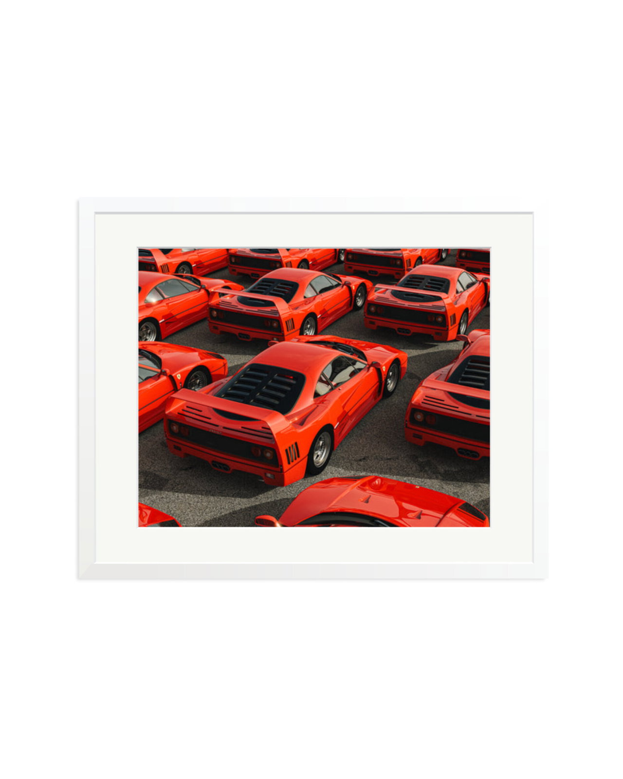 Ferrari F40 Parking Only White / XL