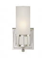 Openwork Single Sconce Polished Nickel