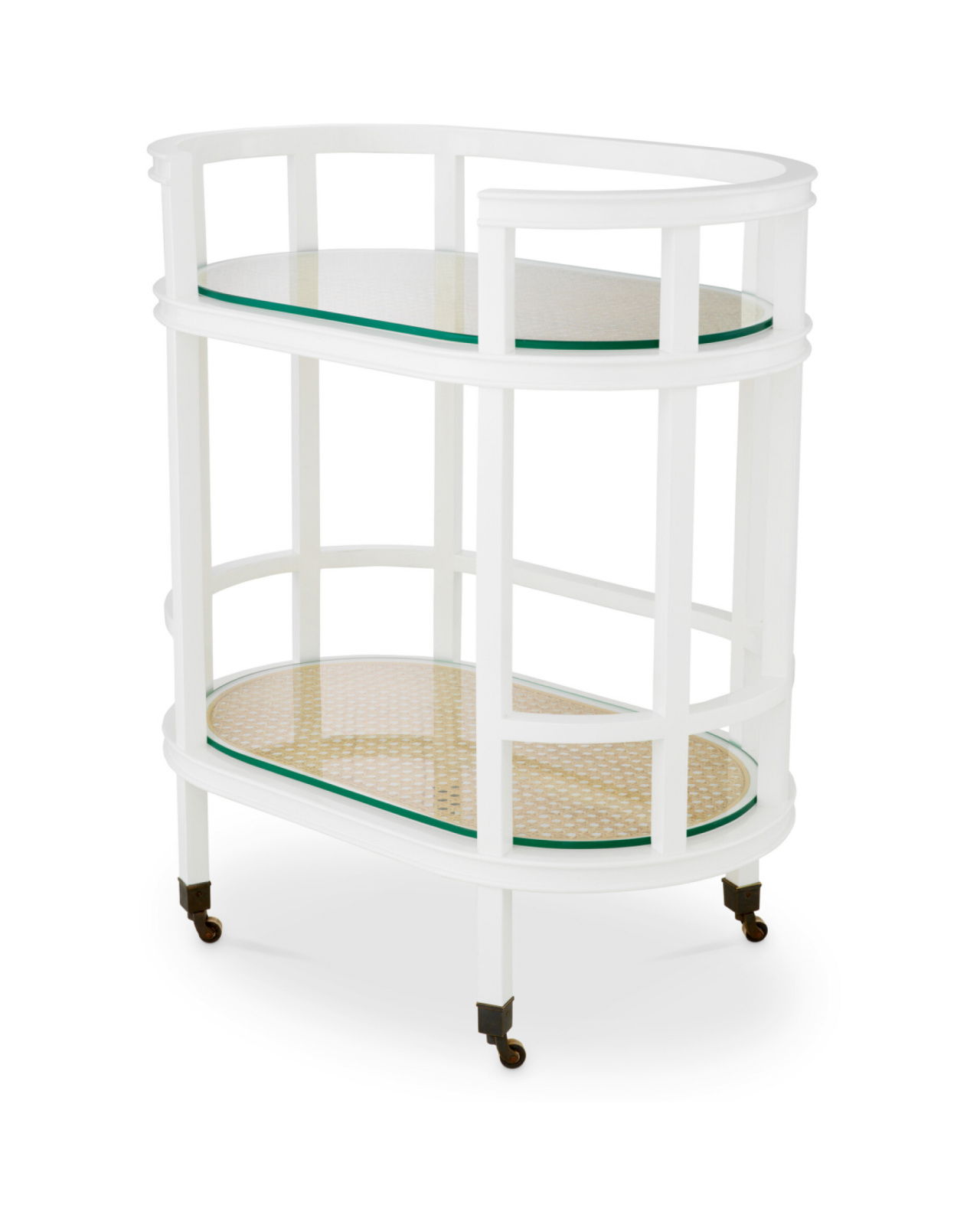 Bahamas drinkvagn piano white