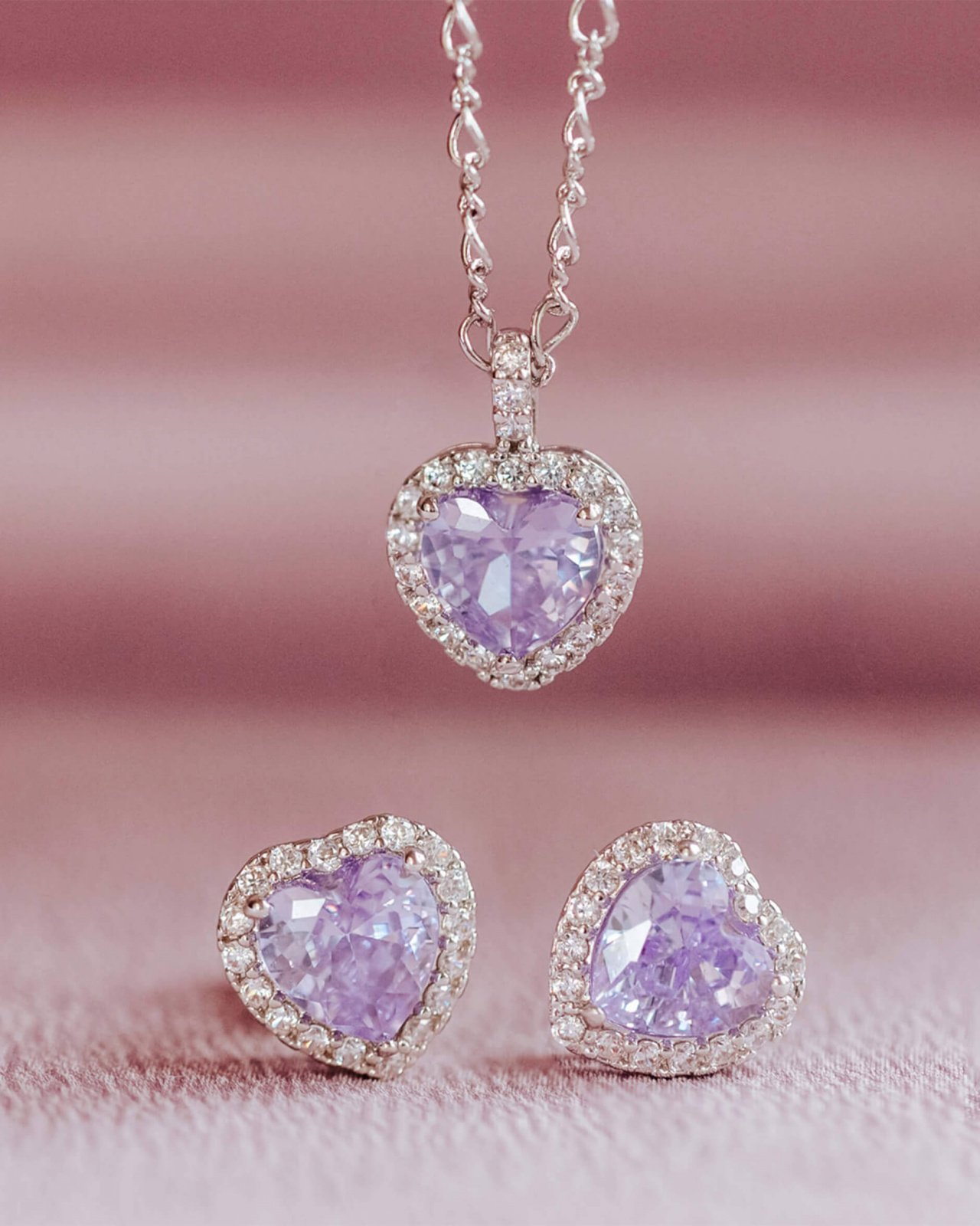 Delphine Earrings Lavender