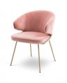 Kinley Dining Chair Savona Nude Velvet