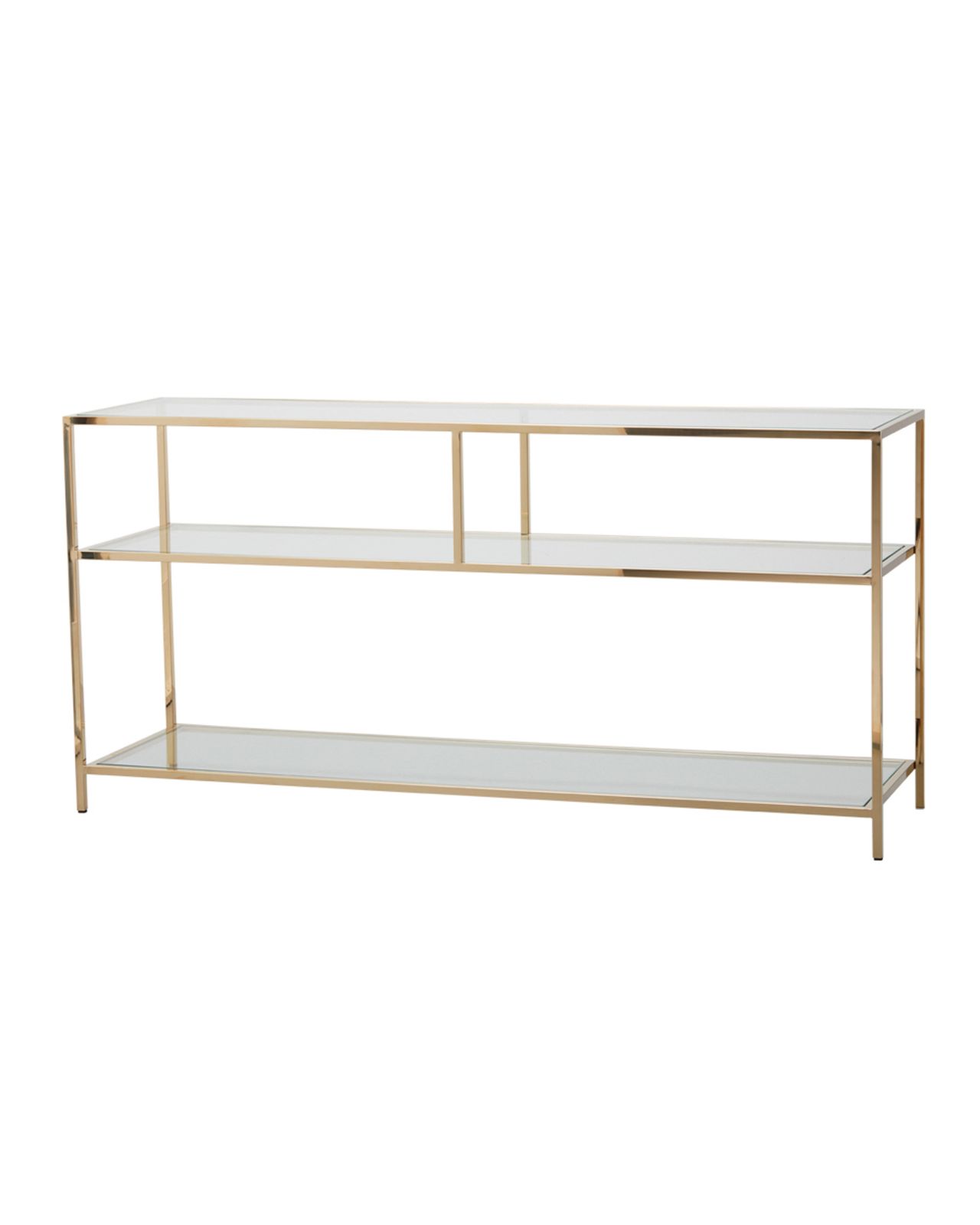 Shelby Console Table Brass