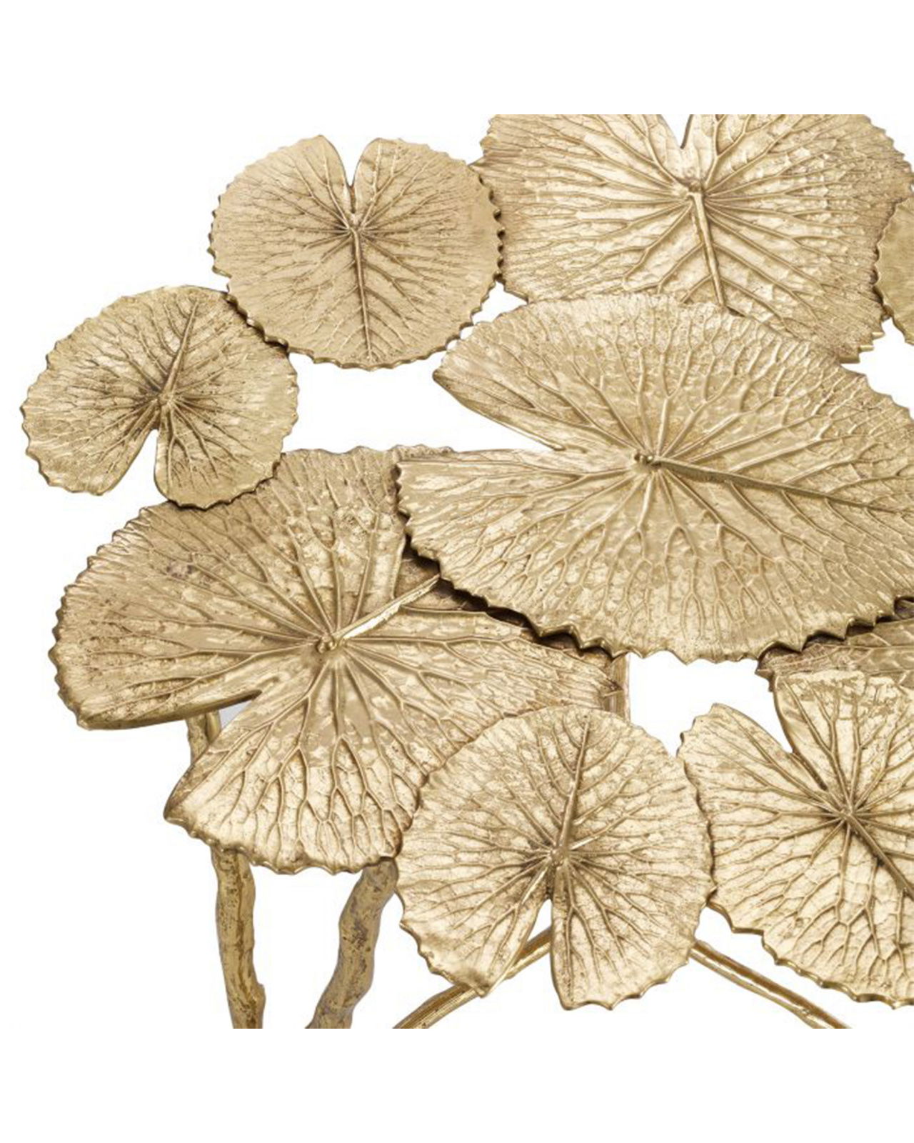 Tropicale Side Table Polished Brass