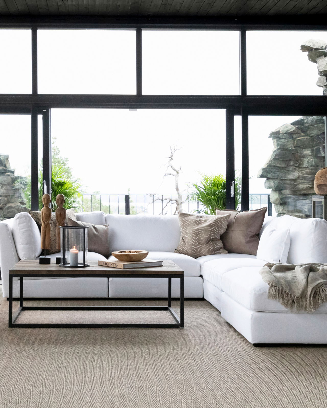 Lamont-tyynynpäällinen, beige OUTLET