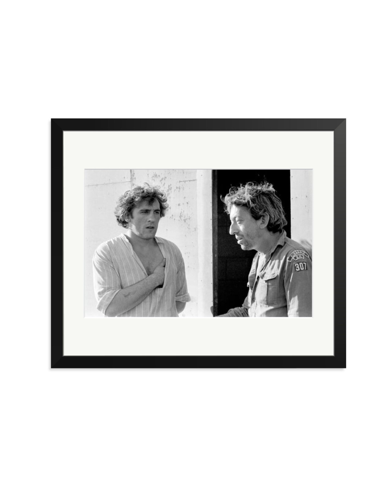 Gerard Depardieu and Serge Gainsbourg Black / Large
