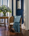 Maycroft Floral Chambray Cushion Cover