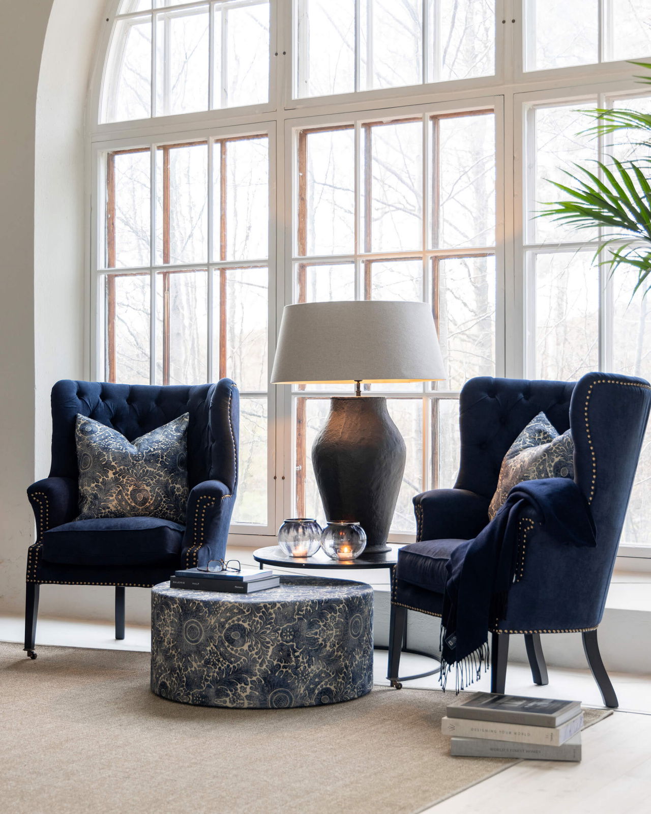 Churchtown Armchair Simply Deep Blue