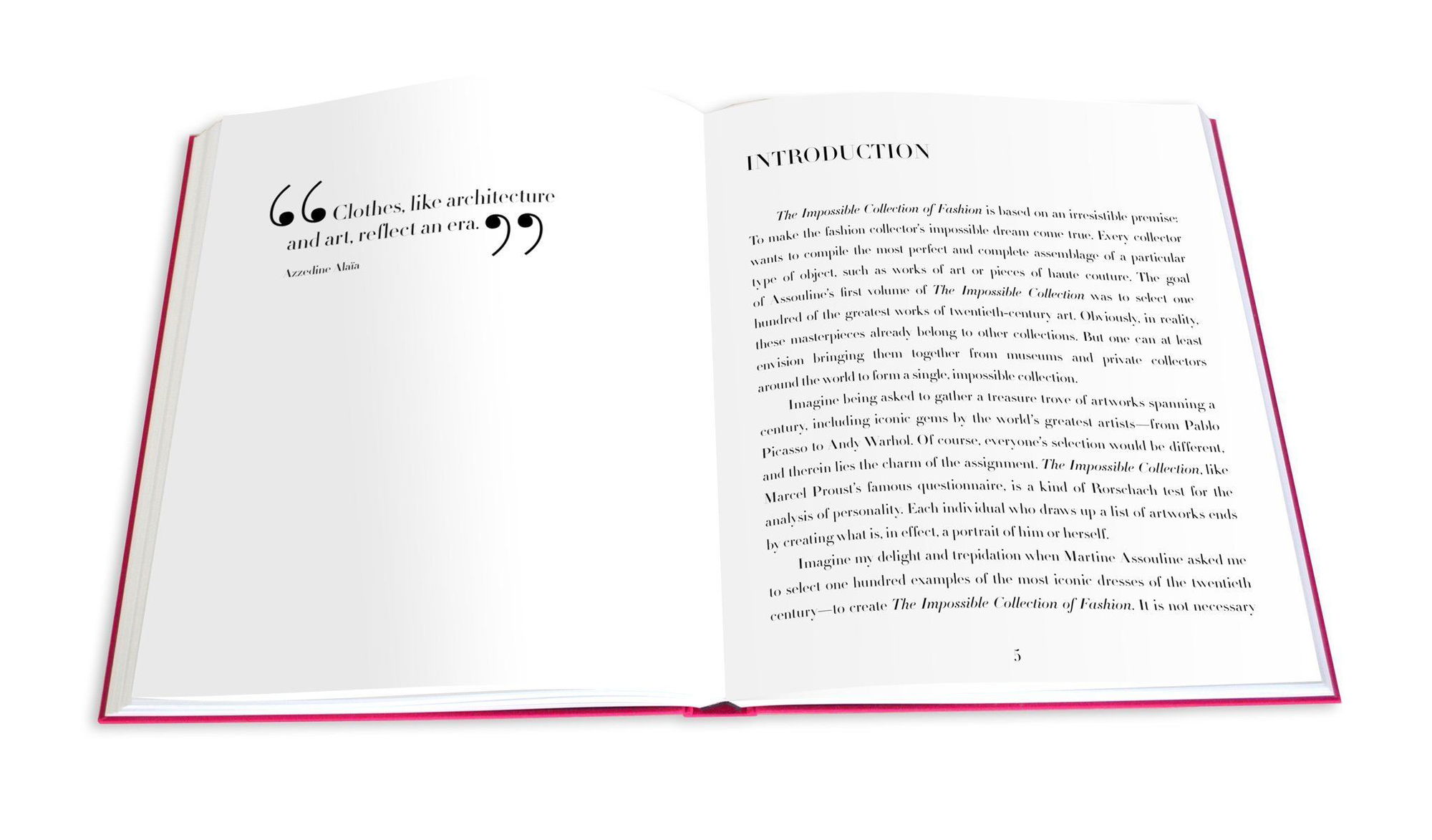 The Impossible Collection of fashion