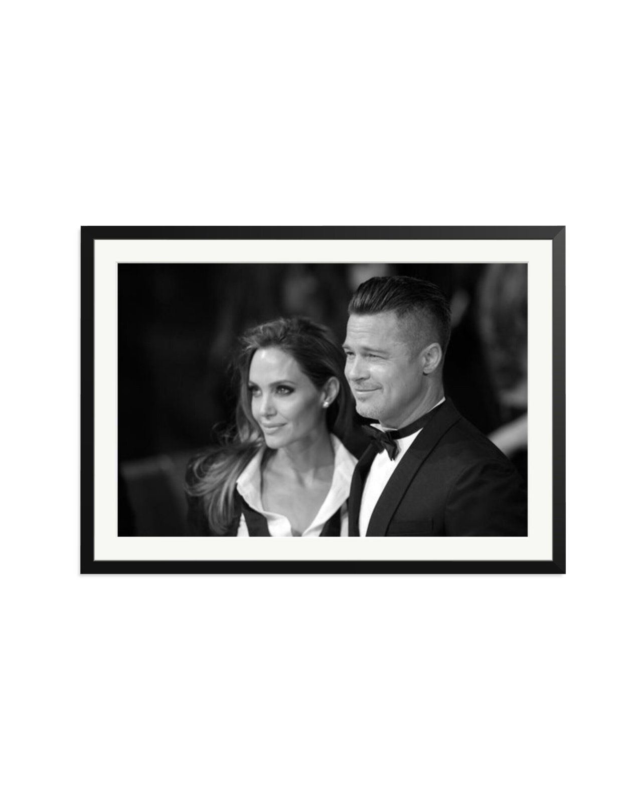 Brad Pitt and Angelina Jolie Black / XXL