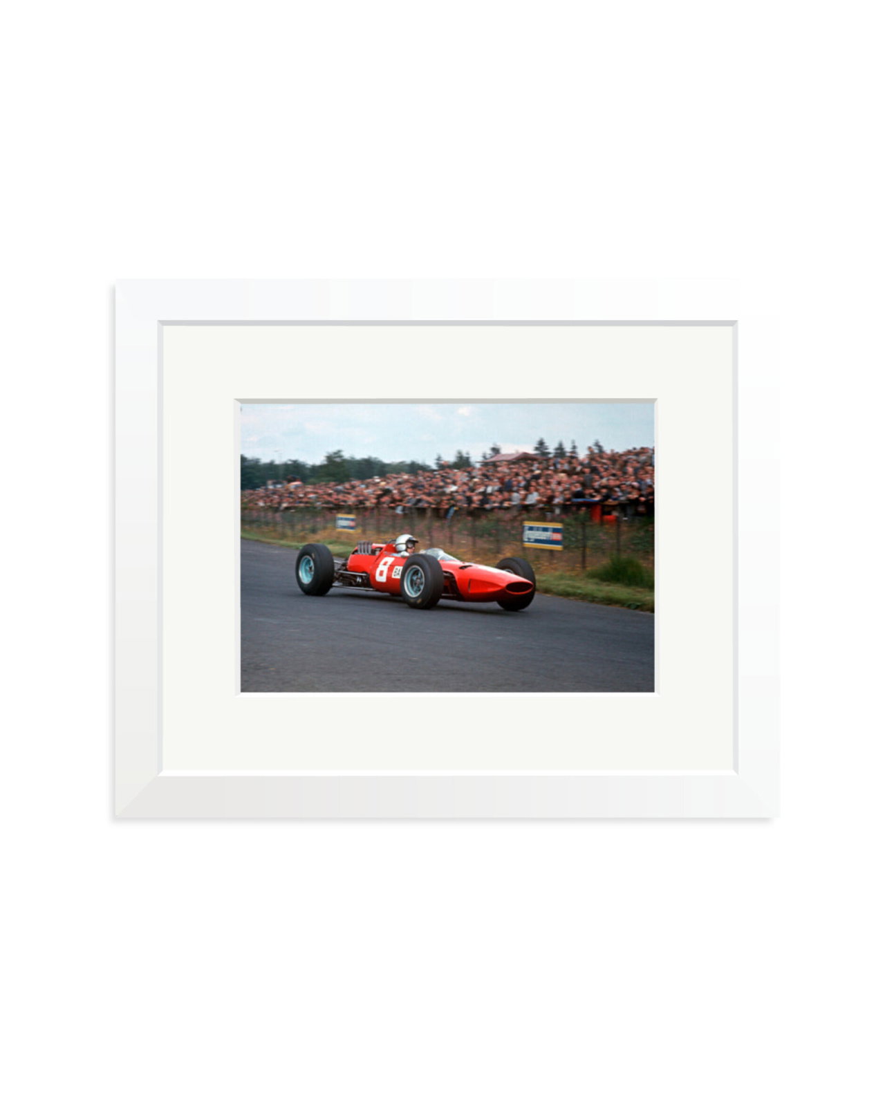 Lorenzo Bandini in Ferrari 156 White / Small