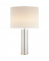 Lineham Table Lamp Crystal and Polished Nickel