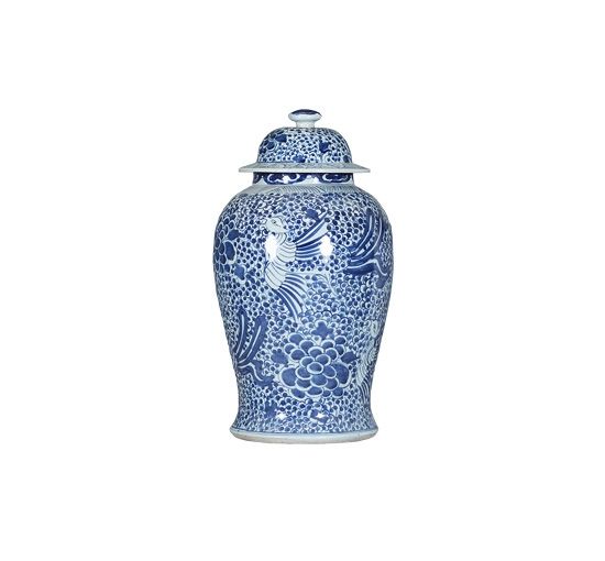 Urn Blue/White