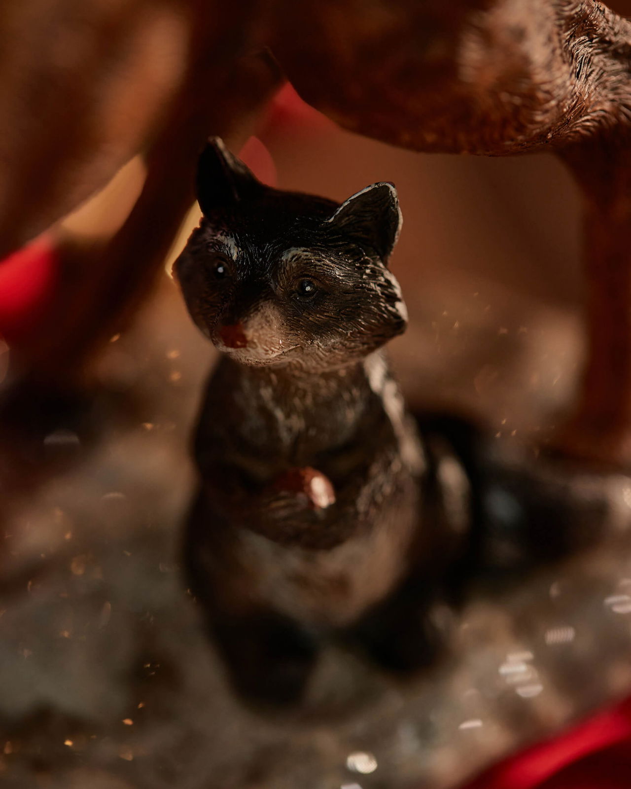 Skogsdjur juldekoration