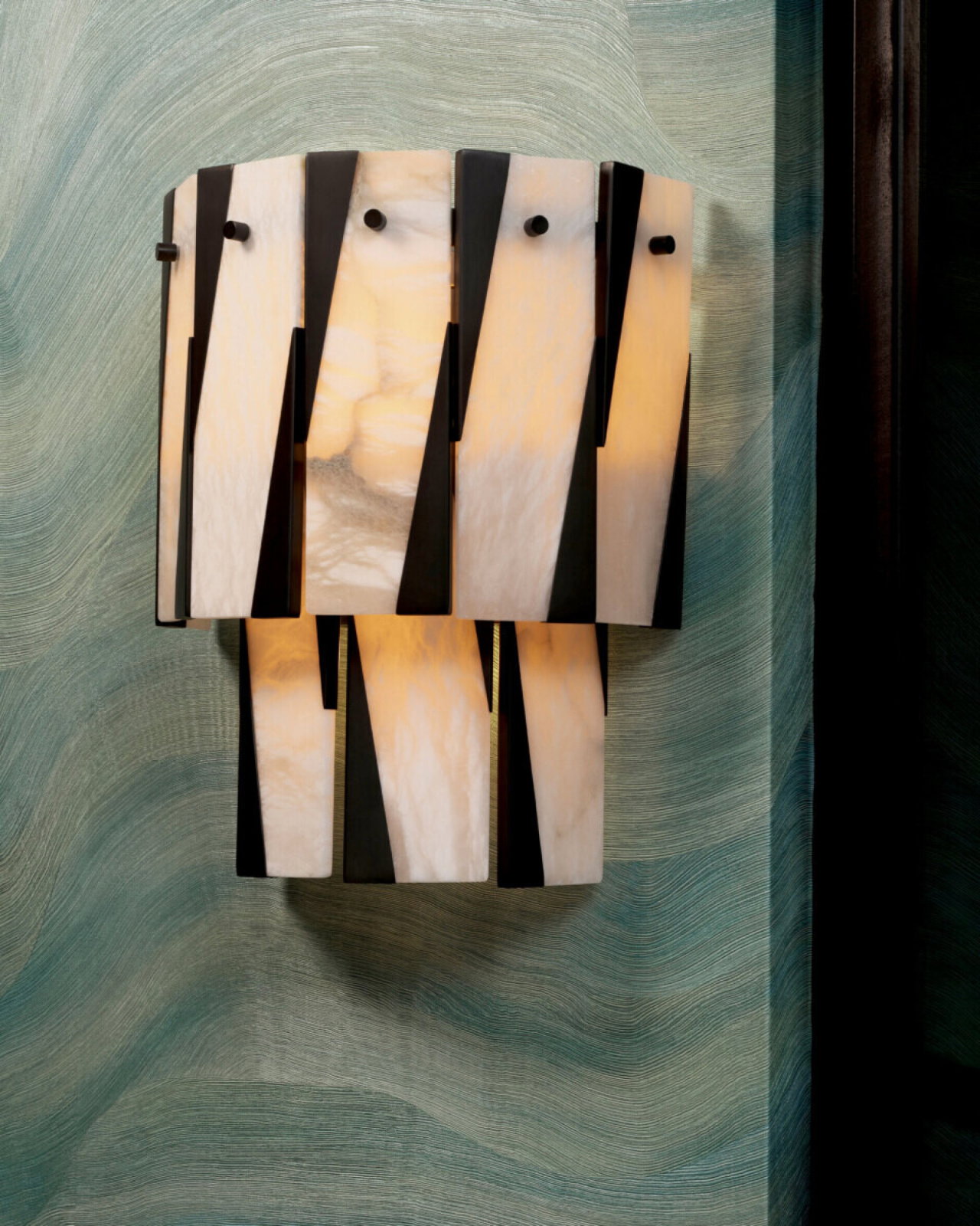 Rivington vägglampa svart