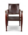 Bridle Leather Campaign Chair