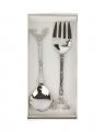 Deer Salad Cutlery Silver Set of 2