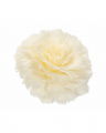 Feather flower clip ivory