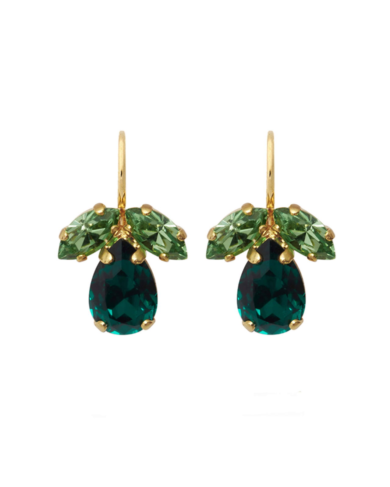 Petite Timo Earrings Green Combo