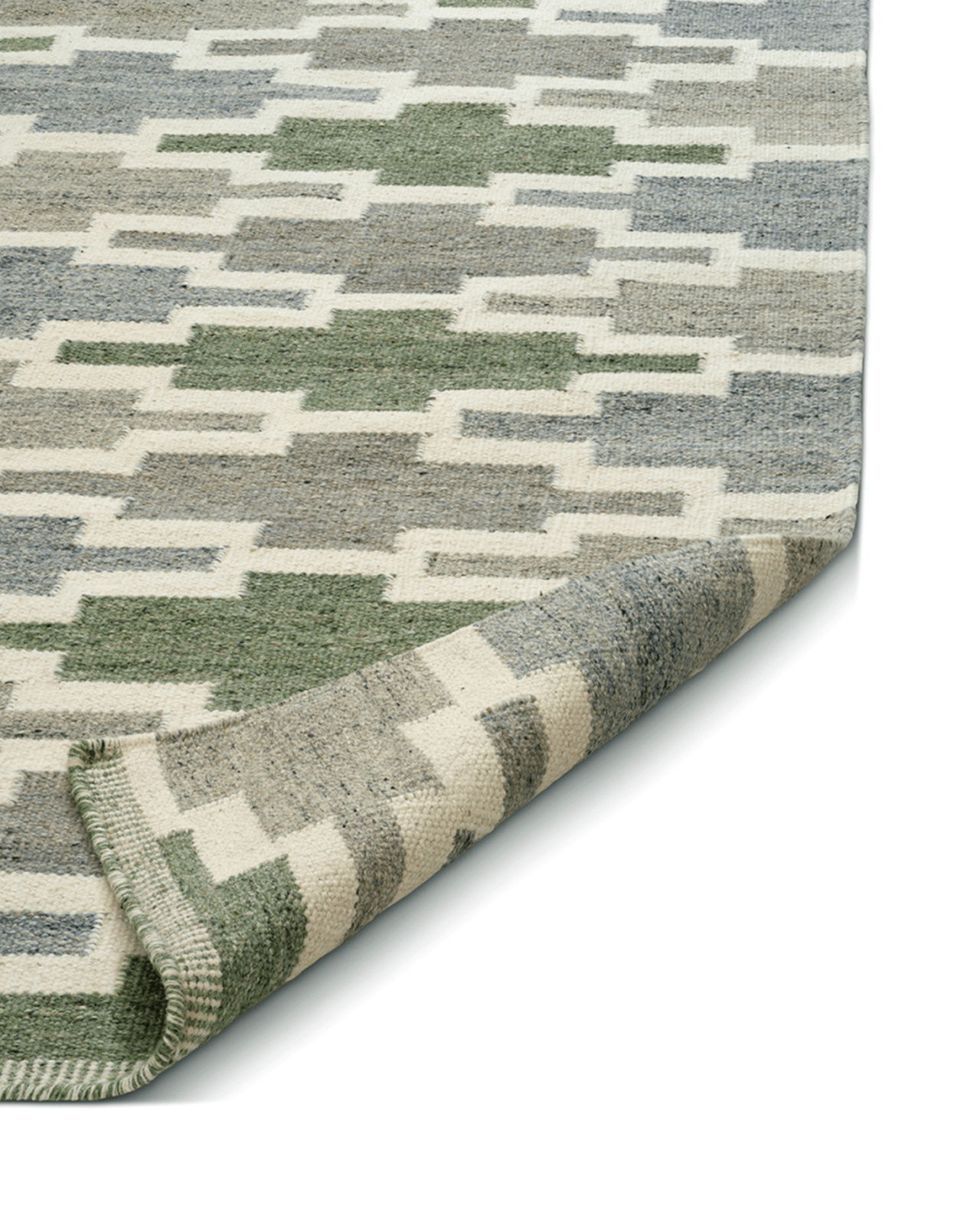 Korsnäs Blue-Green Rug