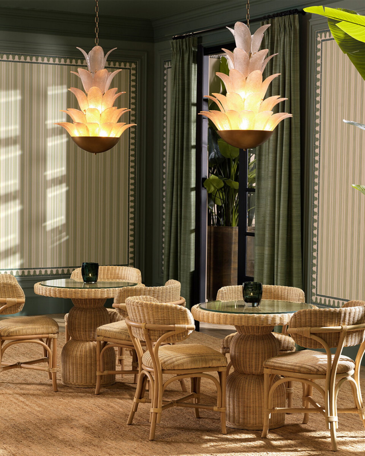 Ewan rattan dining chair