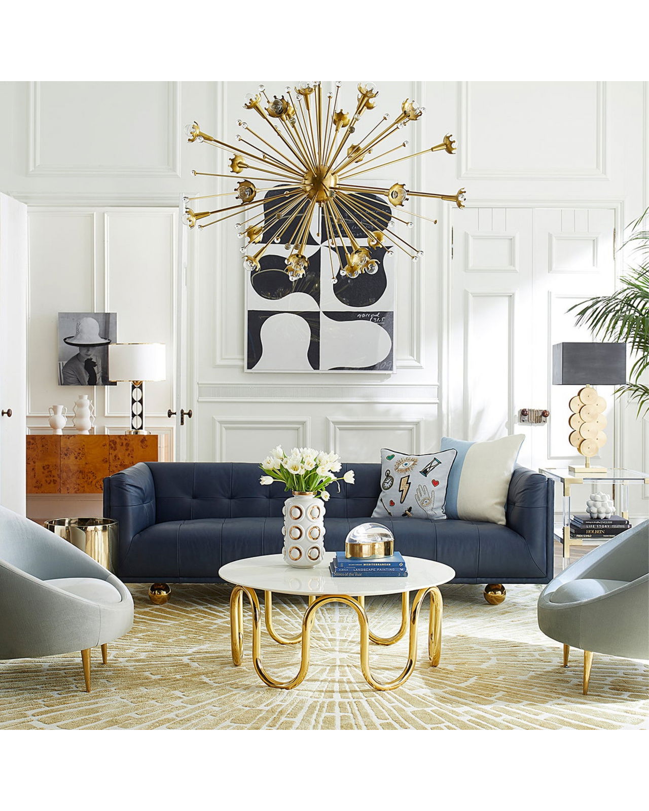 Scalinatella soffbord mässing