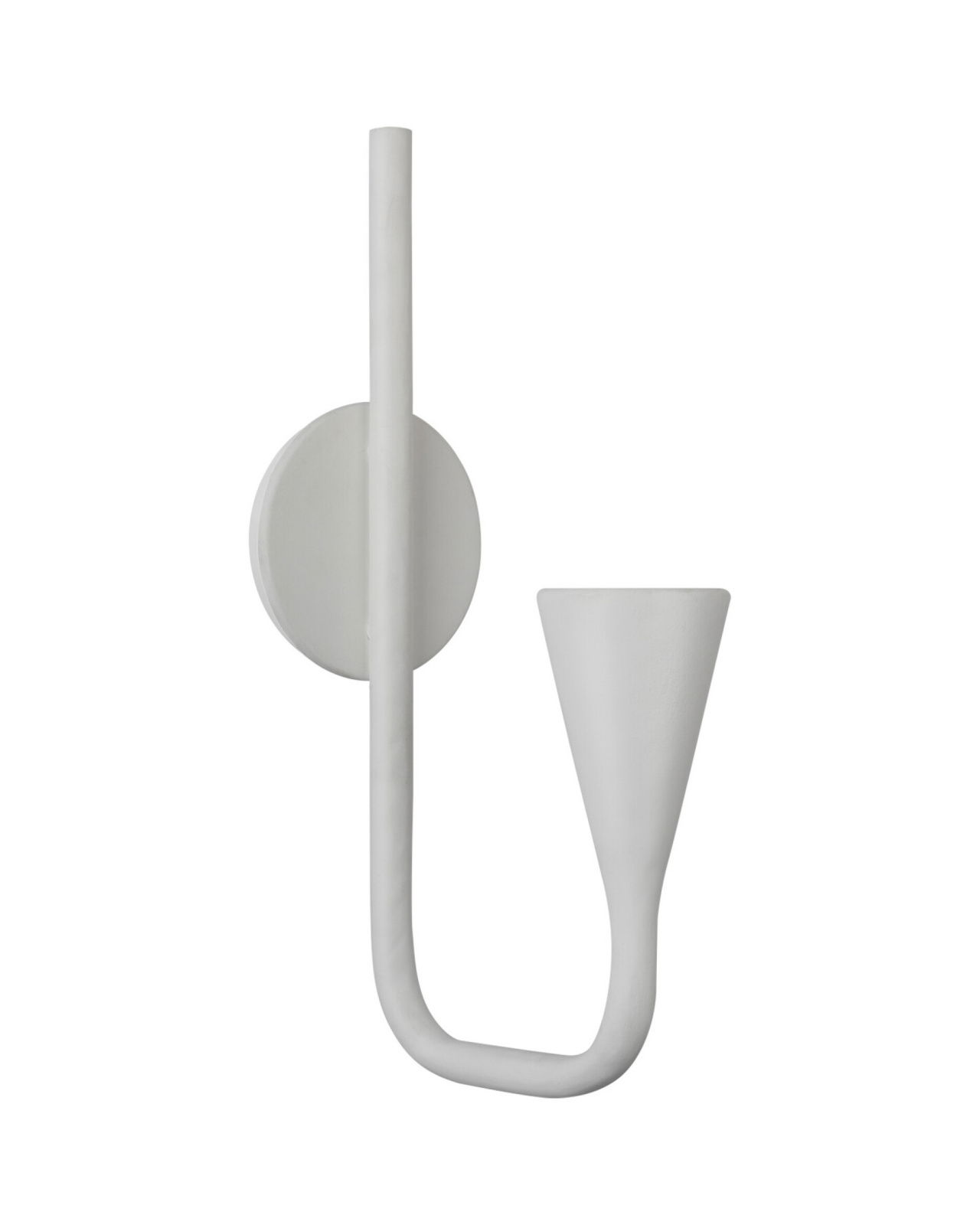 Brassica Medium Sconce Plaster White
