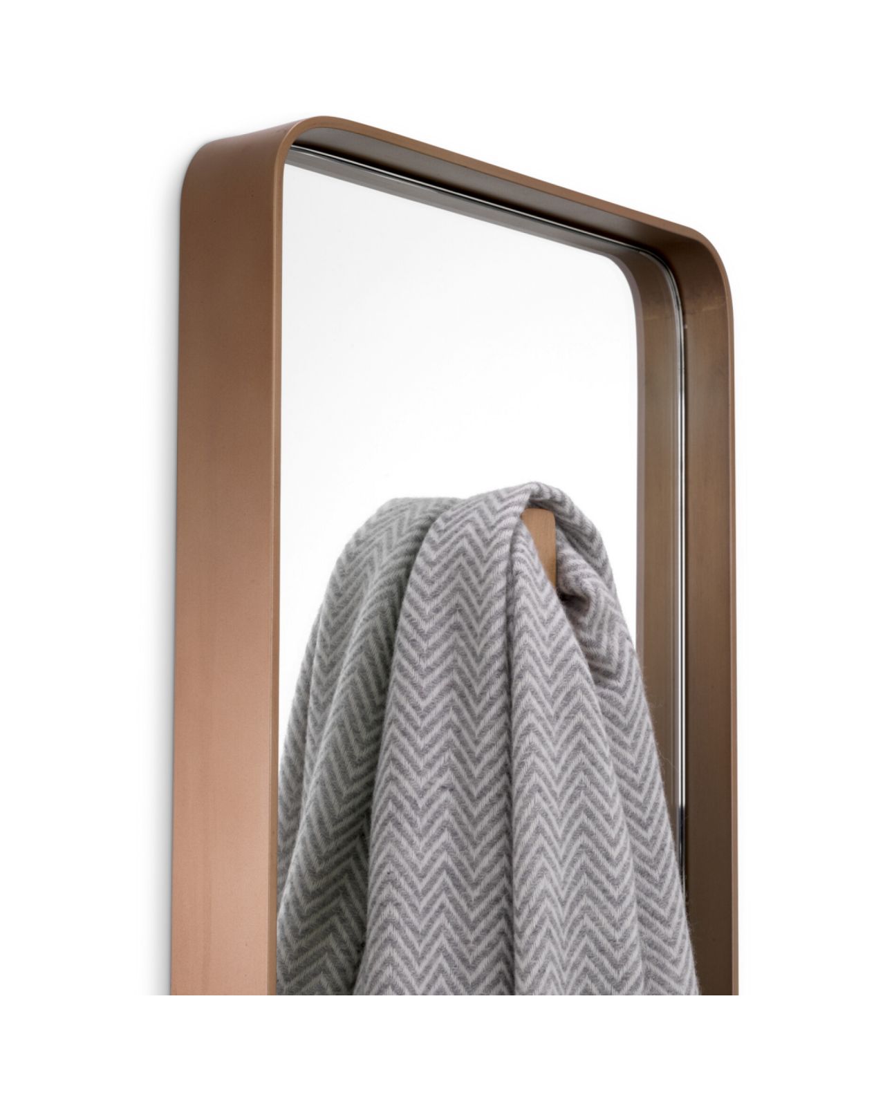 Megaro Mirror Brass