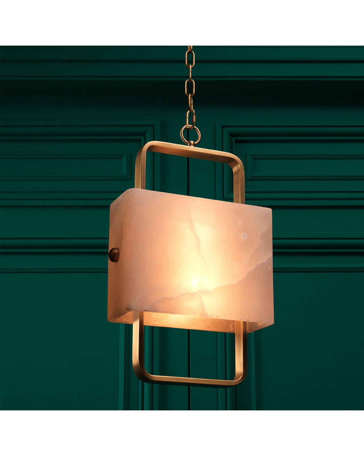 Melbourne kroonluchter antiek messing