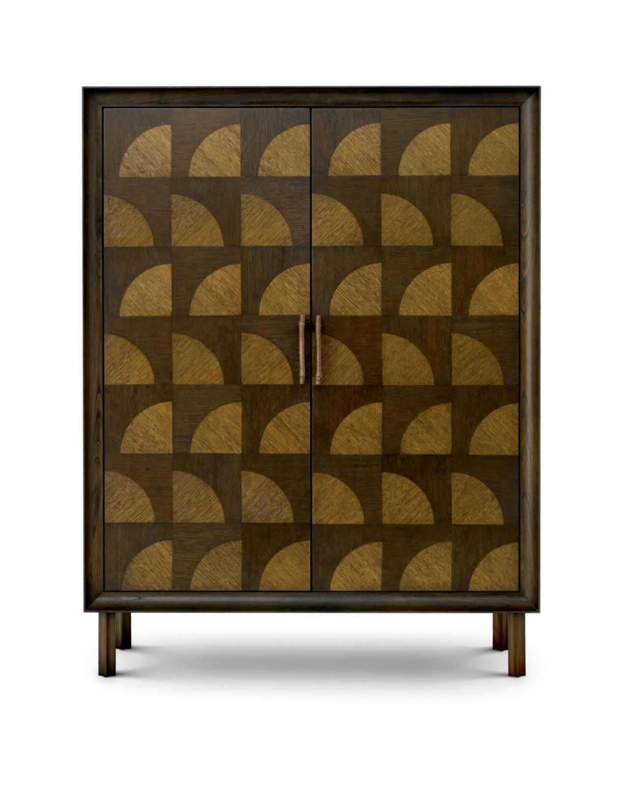 Kumo cabinet dark brown oak veneer