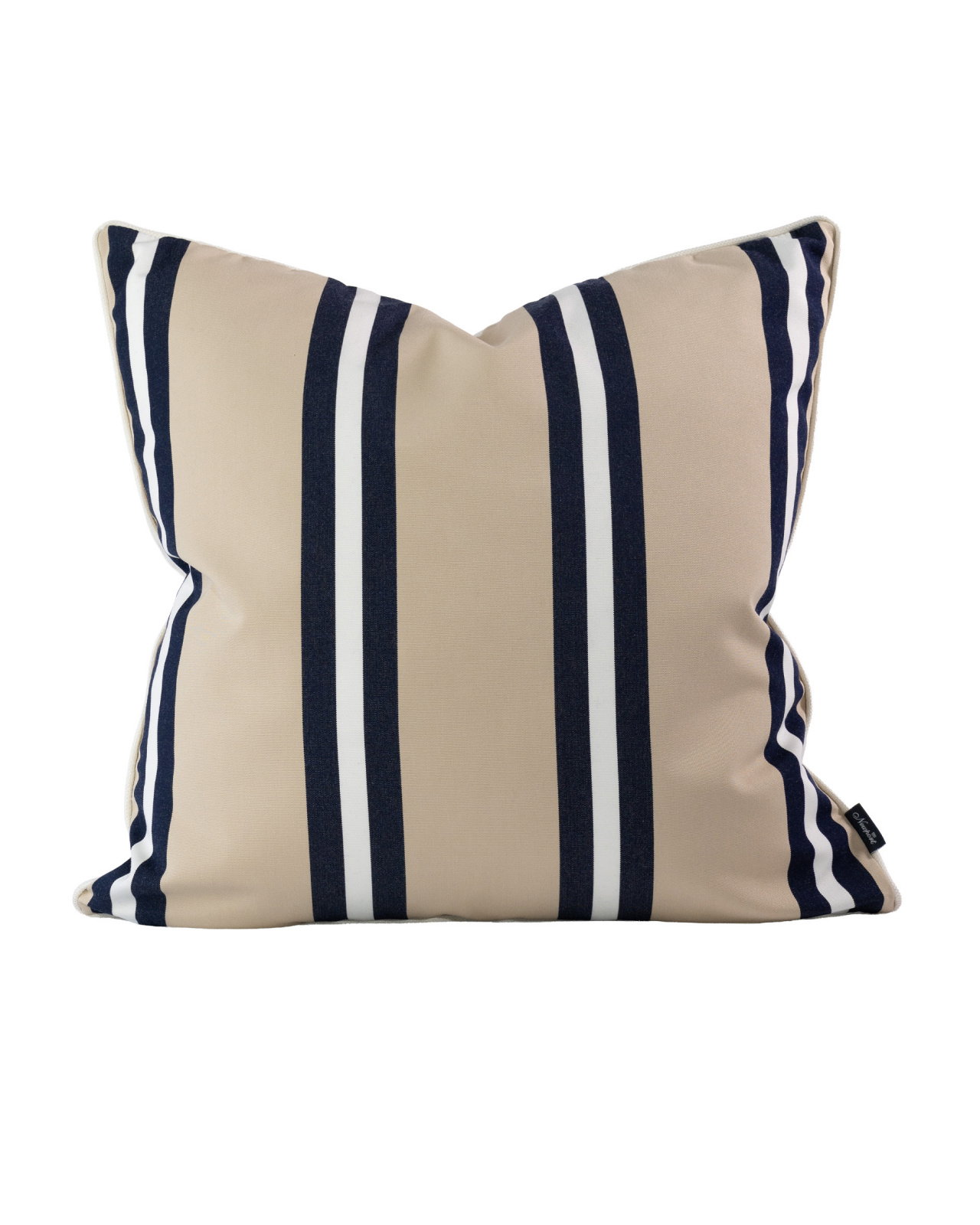 Cricket Stripe kuddfodral beige/blå