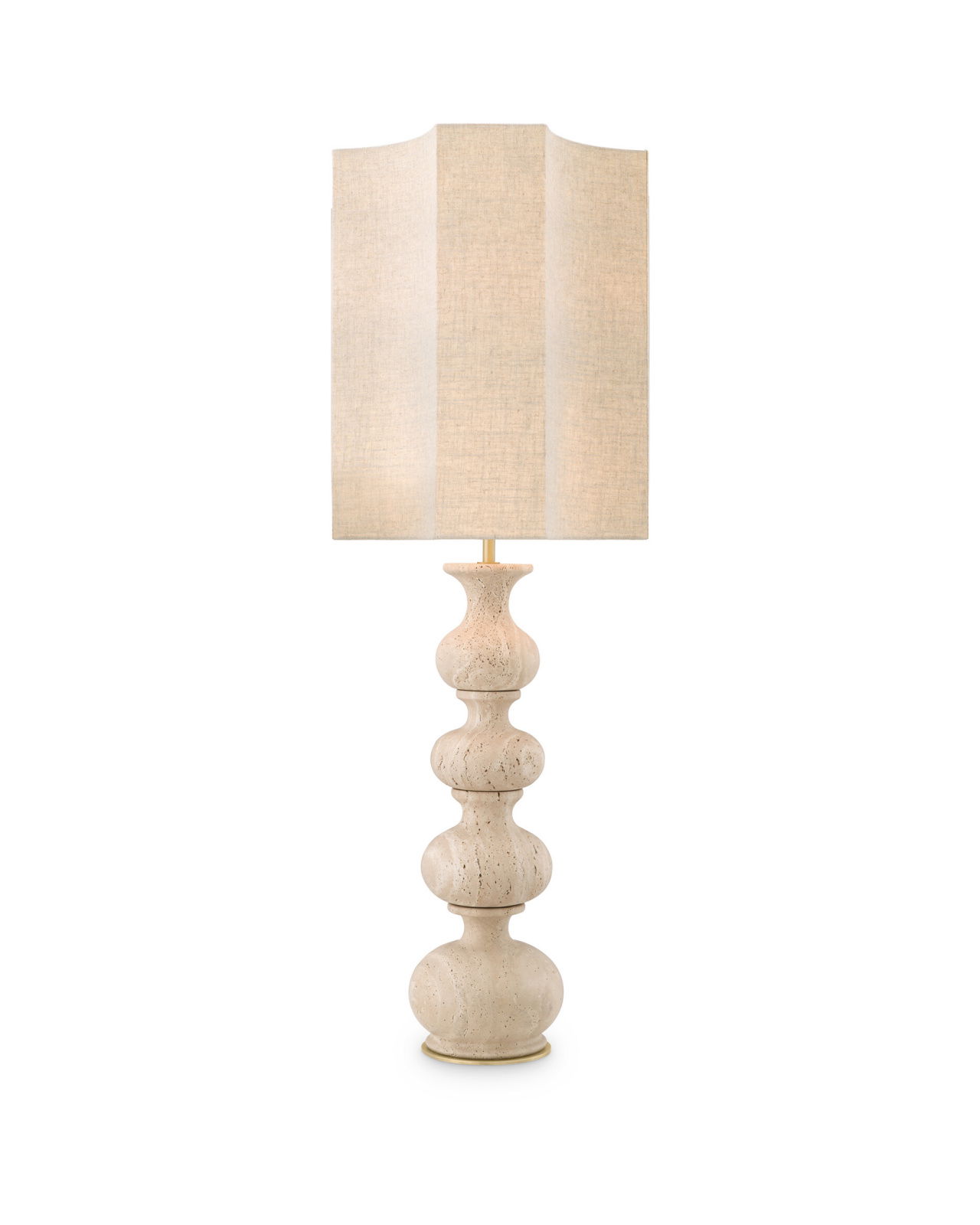 Mabel Table Lamp Travertine