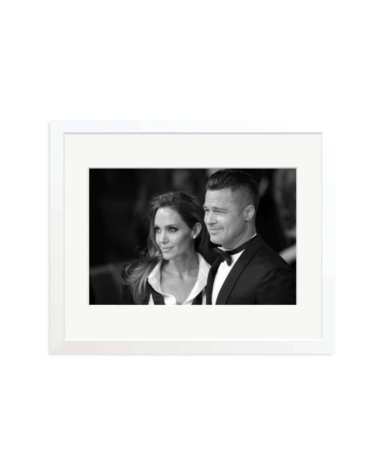 Brad Pitt and Angelina Jolie White / Medium