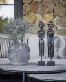 Zika & Rama Wooden Sculptures Black