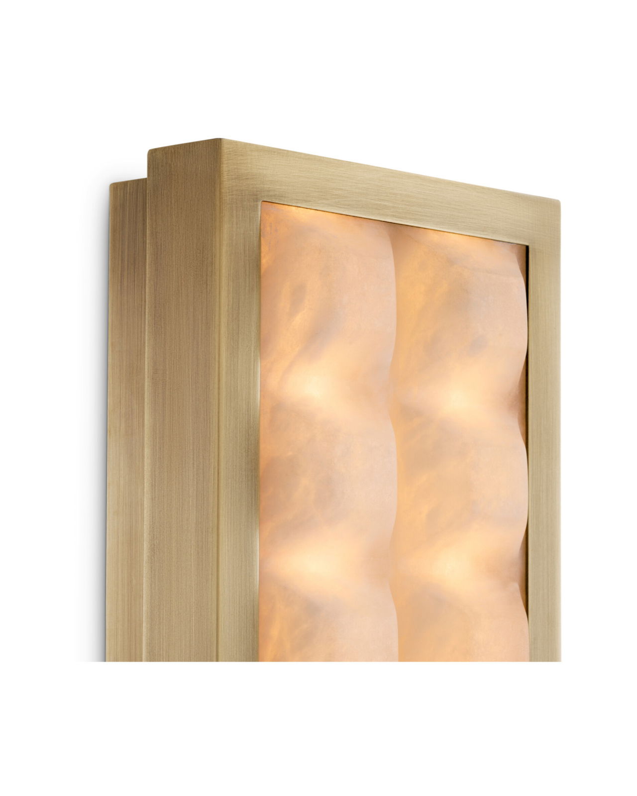 Cabildo vägglampa antik mässing