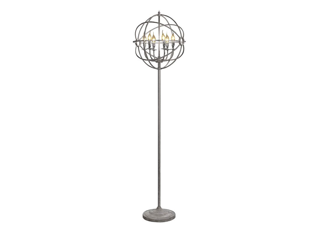 Rome Floor Lamp Natural Iron