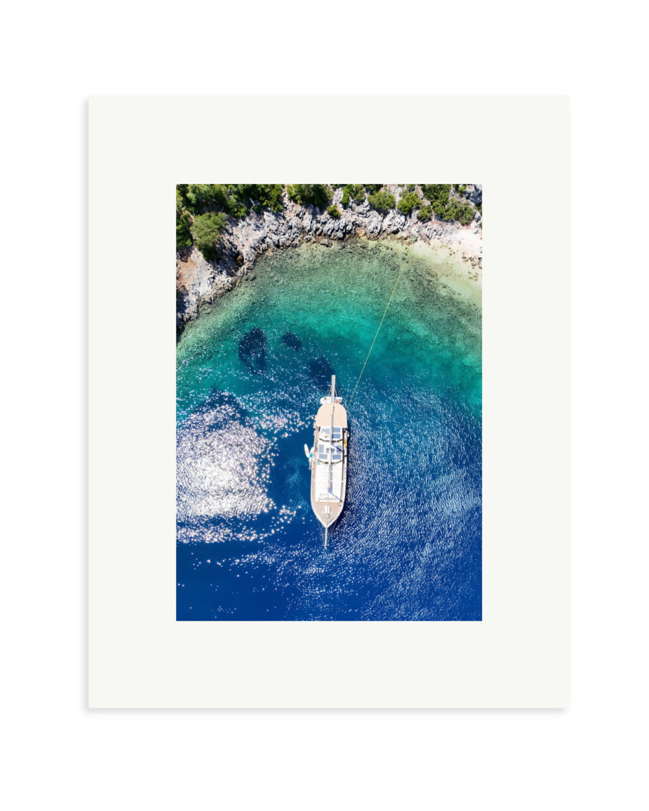 Ionian Yacht Print Only / Small