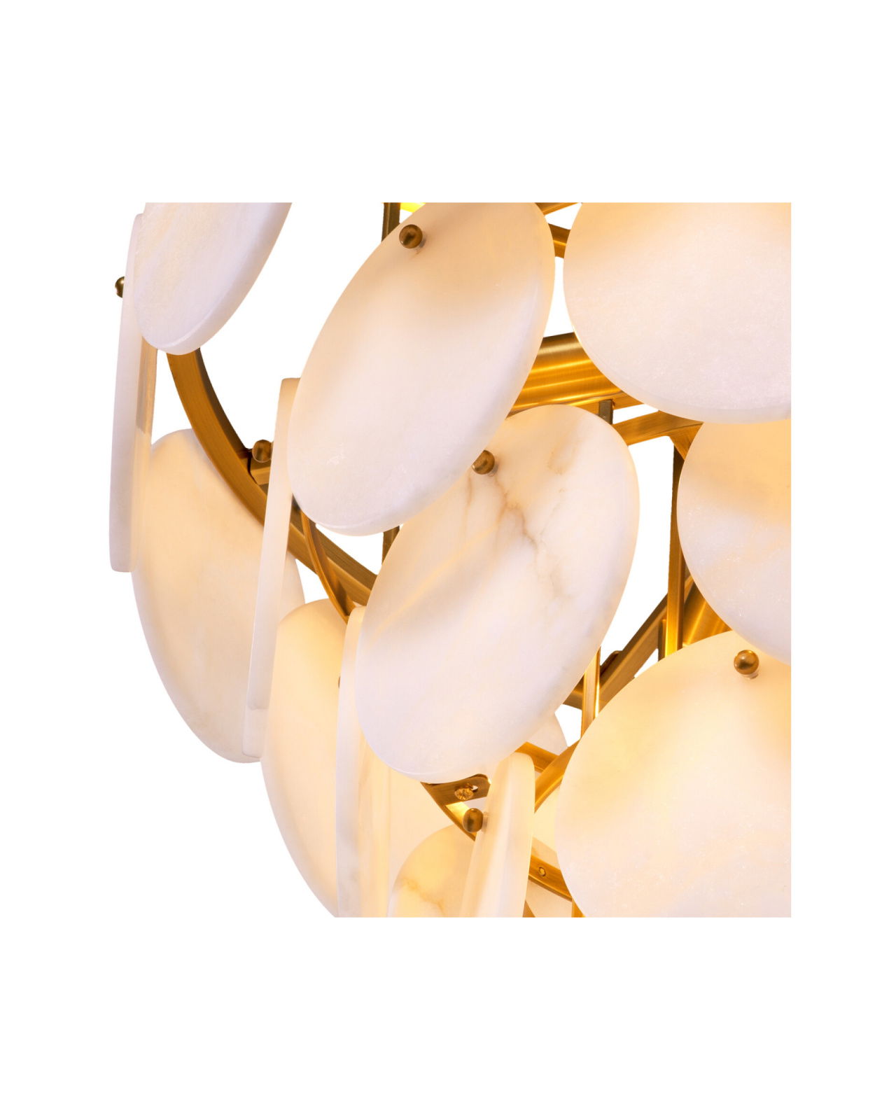 Clementina takkrona antik mässing