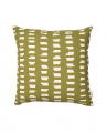Ikat Block Cushion Cover Green