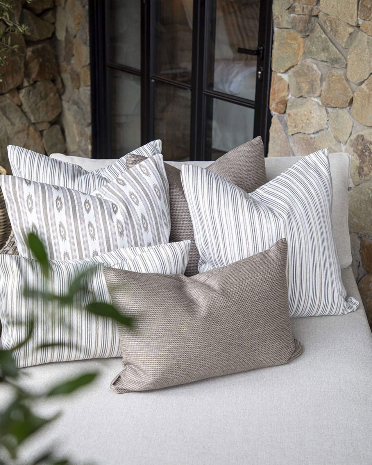 Montpellier Cushion Cover Woven Taupe
