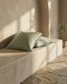 Classic Linen cushion cover sage