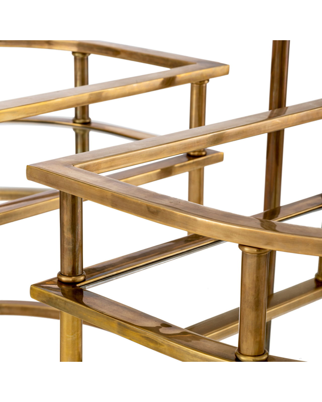 Lavalle drinkvagn antik mässing