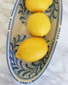 Siracusa blue serving platter