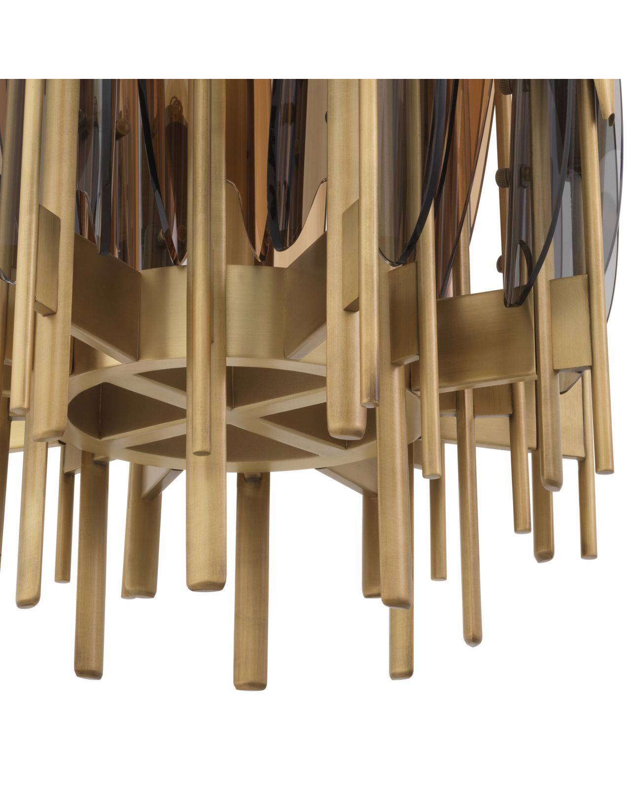 Sky takkrona antik mässing