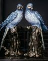 Parrots figurine set of 2