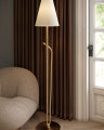 Pearce golvlampa mässing