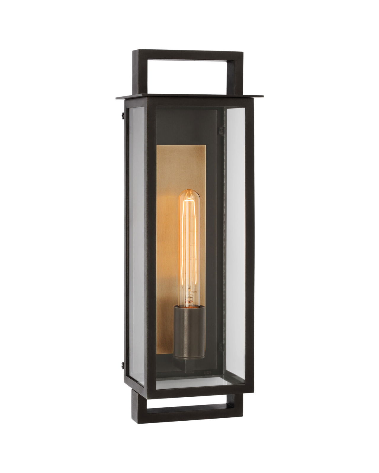 Halle Narrow Wall Lantern Black M